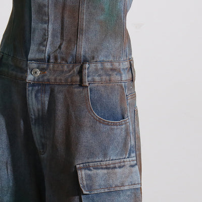 Mono Jumpsuit Camufflaje Spray Color - Enterizo Tubo para Chicas Modernas - Image 16