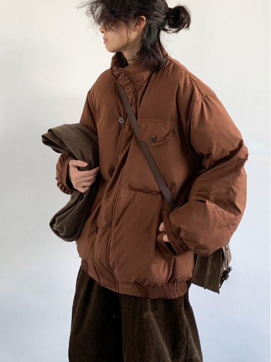 Abrigo de Trabajo Acolchado para Hombre con Cuello Tipo Mao - Image 2