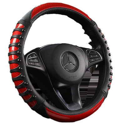 Funda de Volante de Cuero y Silicona para Todas las Estaciones - Image 5