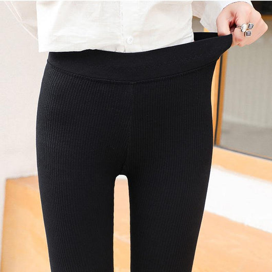 Pantalones Grises con Cintura Elástica y Detalles Cosidos - Image 5