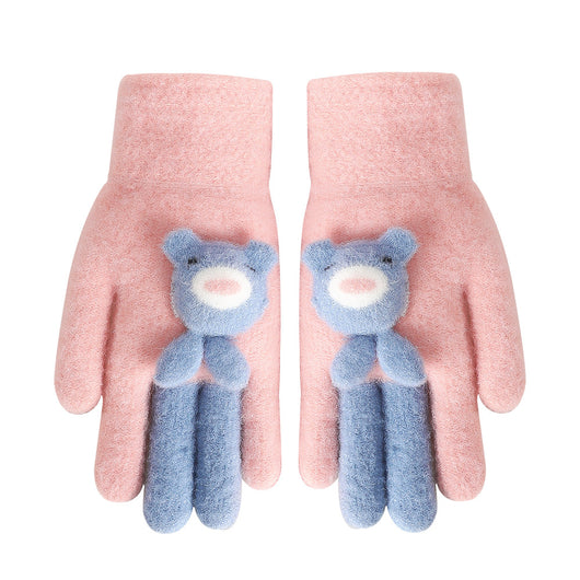 Guantes de Cinco Dedos Acolchados - Diseño Infantil Adorable y Resistente al Viento - Image 5