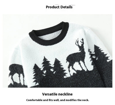 Suéter Pullover Hombre Cuello Redondo Jacquard - Image 17