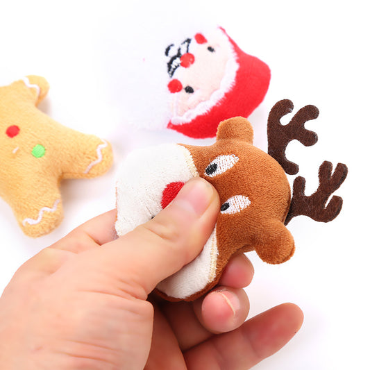Juguetes de Peluche Navideños con Hierba Gatera - Image 2