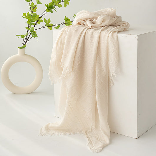 Pañuelo de Algodón y Lino Verano - Protección Solar Elegante - Image 4