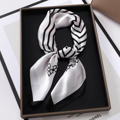 Pañuelo Vintage Cuadros Pájaros para Cuello - Diseño Clásico - Image 18