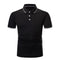 Camisa Casual de Solapa con Manga Corta Absorbente