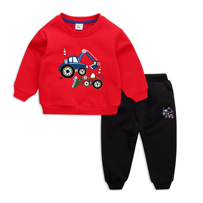 Conjunto de Abrigo Infantil con Forro Polar Engrosado para Invierno - Image 5