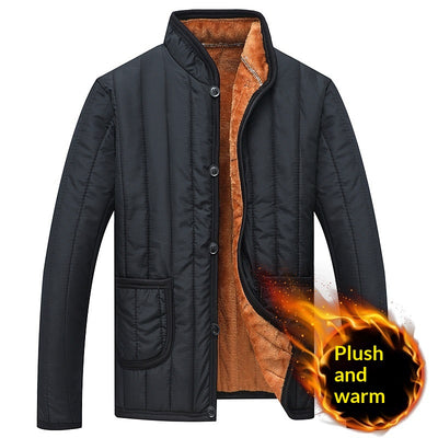 Chaqueta Acolchada para Hombre con Cuello de Pie - Image 4