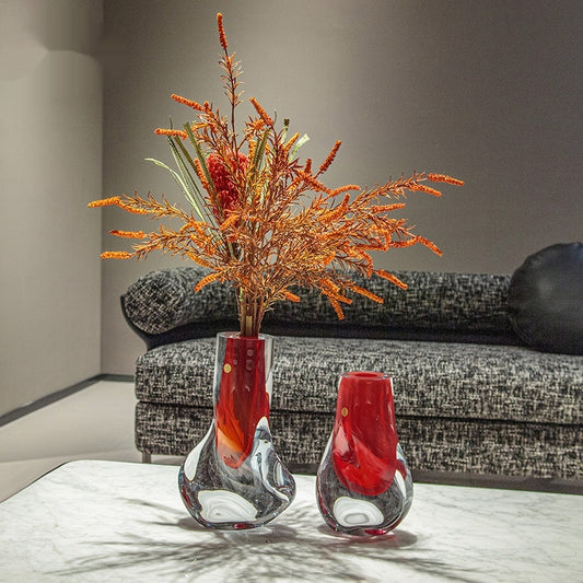Jarrón de Cristal Colorido para Arreglos Florales y Decoración de Mesa - Image 2