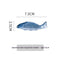 Fish Shaped Azul Claro