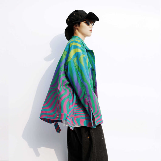 Chaqueta de Trabajo Holgada Estilo Coreano Tendencia 2024 - Image 3