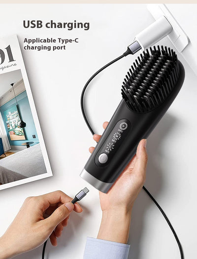 Plancha de Cabello Inalámbrica con Iones - Portátil y sin Daño - Image 12
