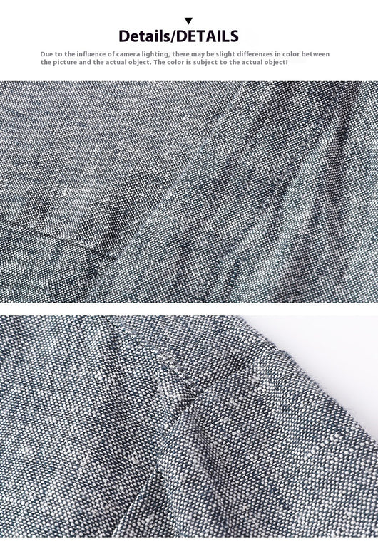 Camisa Casual Manga Larga Escote V para Hombre - Image 17