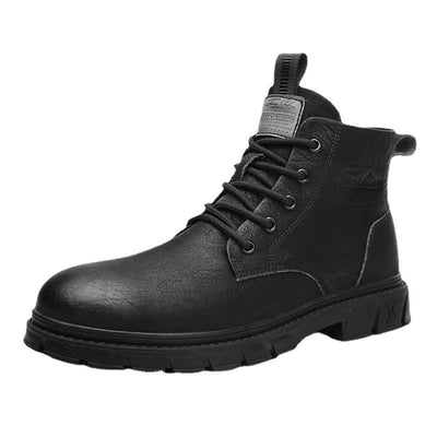 Botas Altas de Cuero Negro para Hombre - Image 5