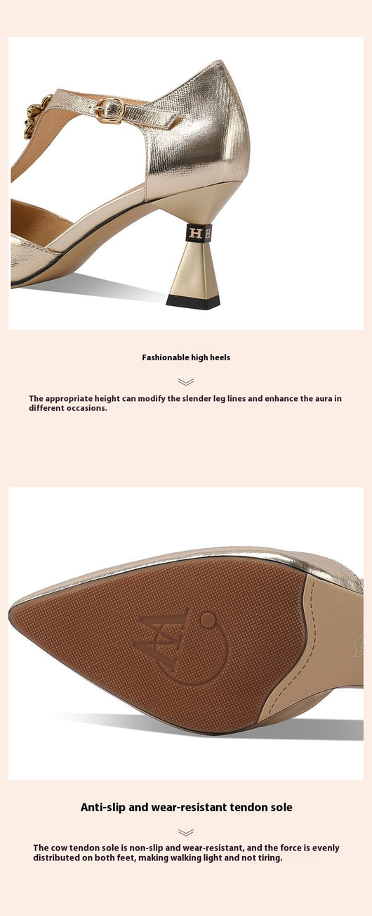 Sandalias de Cuero Genuino Caladas Plateadas para Mujer - Image 7