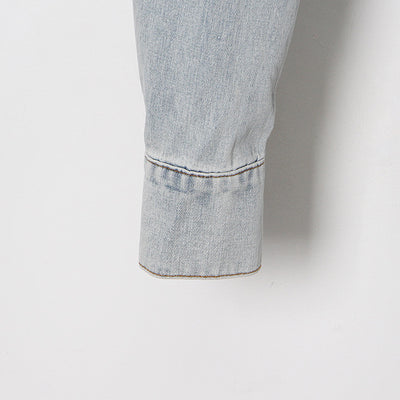 Chaqueta Denim Cropped con Cordones Laterales - Image 12