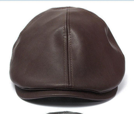Gorra de Cuero Vintage Estilo Británico Unisex - Image 8