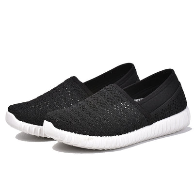 Zapatos Deportivos Tejidos Ligeros con Plataforma Transpirable para Mujer - Image 5