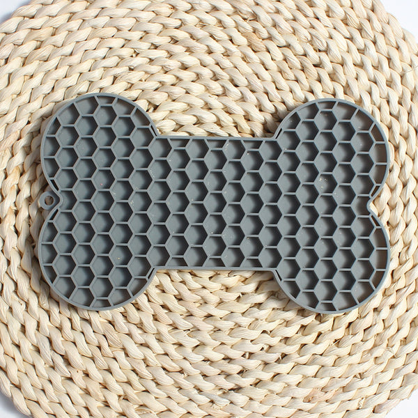 Tapete Masticable de Silicona con Hueso para Perros - Comedero Lento - Image 4