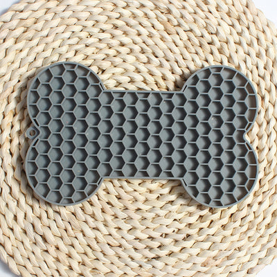 Tapete Masticable de Silicona con Hueso para Perros - Comedero Lento - Image 4