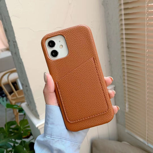 Funda para Teléfono con Ranura para Tarjetas y Textura Piel de Cocodrilo - Image 9