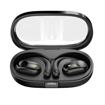 Auriculares Deportivos de Conducción Ósea con Pantalla Digital y Batería Ultra Duradera