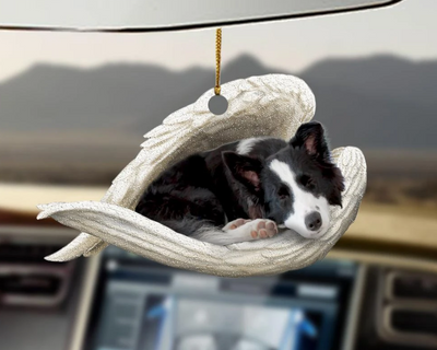 Adorno Colgante Perro Ángel Durmiendo - Decoración Acrílica para Auto, Hogar y Puertas - Image 25