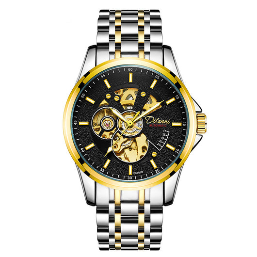 Reloj Automático de Acero Inoxidable con Correa de Moda Hipster - Image 4