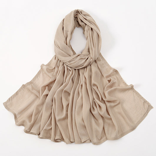 Pañuelo Modal Rayon Malayo Indonesio Colores Sólidos Transpirable - Image 33