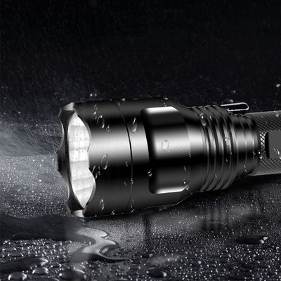 Linterna LED Recargable de Aluminio con Enfoque Fijo para Emergencias y Aventuras Outdoor - Image 6