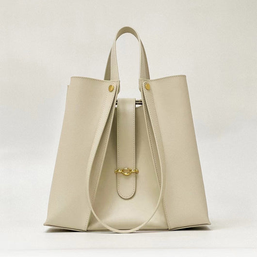 Bolso Tote de Cuero Genuino Gran Capacidad para Mujer - Image 3