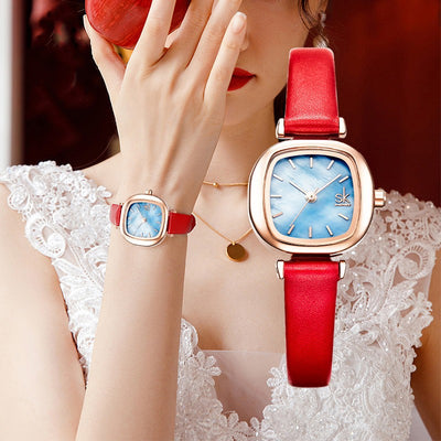 Reloj de Pulsera Cuadrado Impermeable para Mujer Estudiante - Image 7