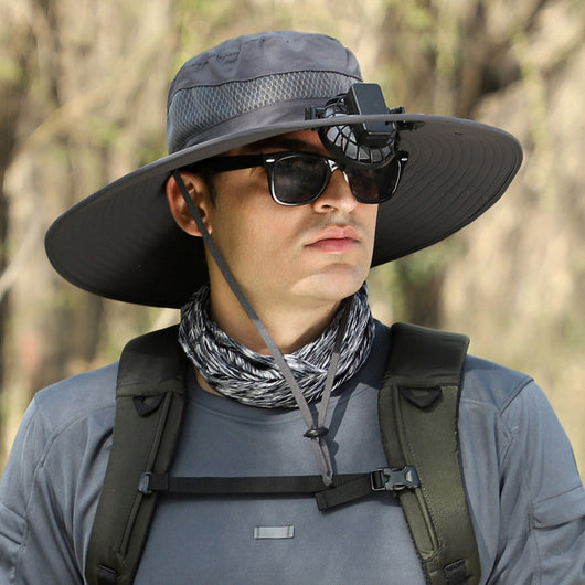 Sombrero de Ala Ancha para Senderismo y Pesca - Protección Solar UV - Image 4