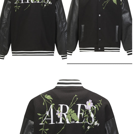 Chaqueta Retro Americana con Bordado Floral para Hombre - Image 13