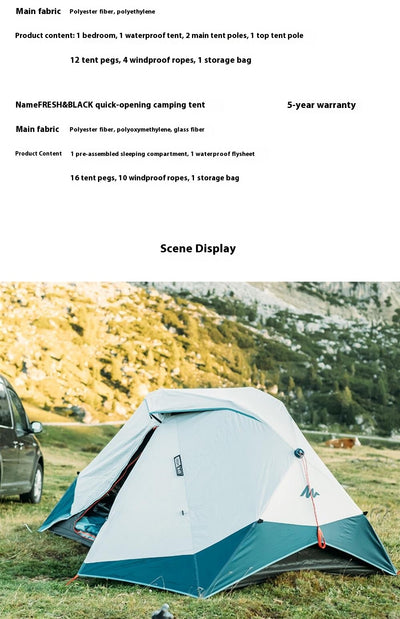 Tienda de Campaña Impermeable Reforzada para Camping - Image 16