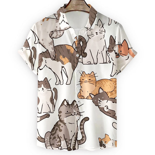Camisa Masculina Otoñal con Estampado Floral - Image 9