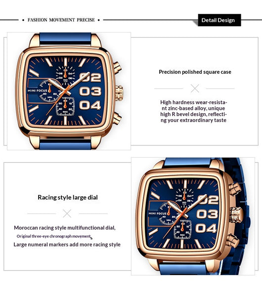 Reloj Multifuncional Resistente al Agua para Hombre - Image 11