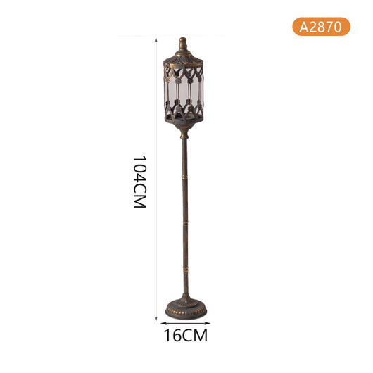 Candelabro de Piso Hierro Forjado Estilo Retro Vintage - Image 7