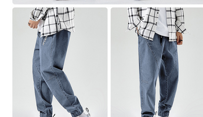 Pantalones Casuales Estilo Coreano Capri Ajustados - Image 14