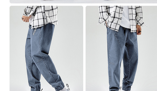 Pantalones Casuales Estilo Coreano Capri Ajustados - Image 14
