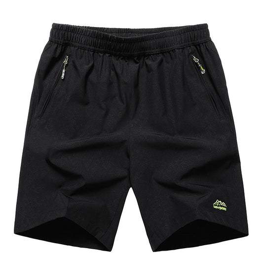 Pantalones Cortos Deportivos Casuales para Hombre Talla Grande Sección Fina