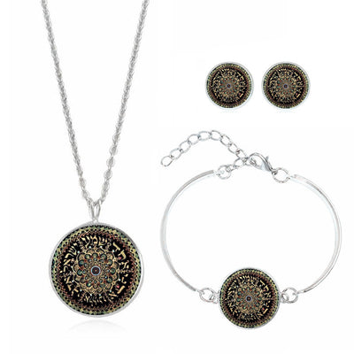 Collar Mandala Floral con Piedras Preciosas - Image 14