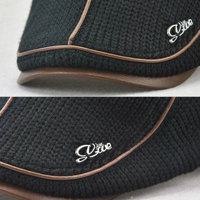 Gorro Tejido Grueso Británico para Hombre - Abrigo Casual - Image 8