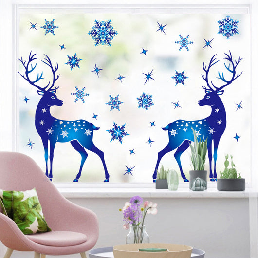 Pegatinas Navideñas Reno y Copo de Nieve para Ventanas - Decoración Infantil - Image 10