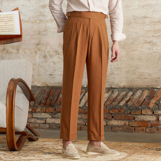 Pantalón Recto de Talle Alto en Tencel Algodón - Cómodo y Transpirable - Image 22