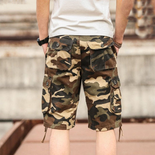Pantalones Cortos de Trabajo en Algodón para Hombre - Diseño Funcional de Verano - Image 13