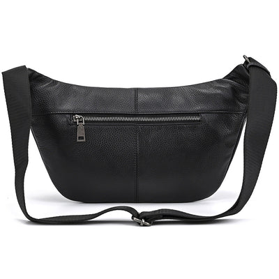 Bolsa de Pecho de Cuero Genuino para Hombre - Grande y Versátil - Image 3