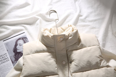 Chaleco Acolchado de Algodón para Mujer - Abrigo Corto Invierno - Image 17