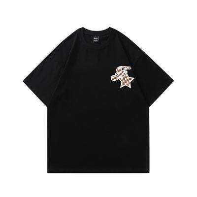 Camiseta Estampada Letras Manga Corta para Hombre Verano - Image 4