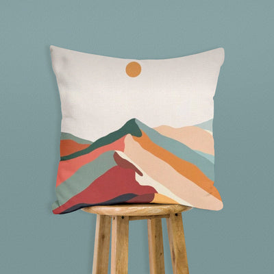 Funda de Almohada Montañas Estampado Digital Creativo